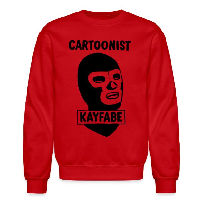 Cartoonist Kayfabe Wrestling Mask