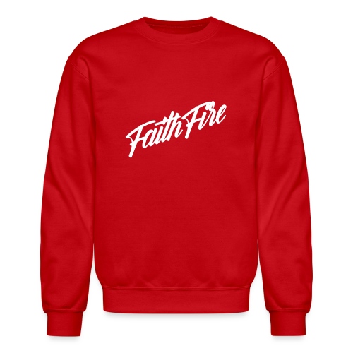 FAITHFIRE SIGNATURE - WHITE - Unisex Crewneck Sweatshirt