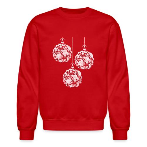 Coastal Christmas Ornament Group White - Unisex Crewneck Sweatshirt