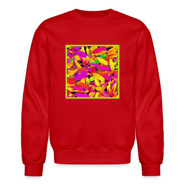 Vibrant NeonLeaf Elegance Pattern