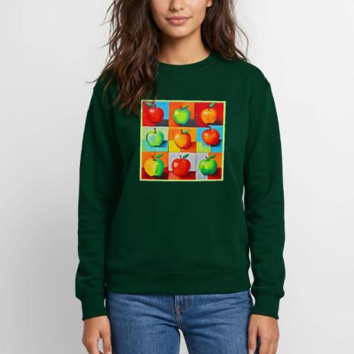 Colorful Apple Grid - Unisex Crewneck Sweatshirt