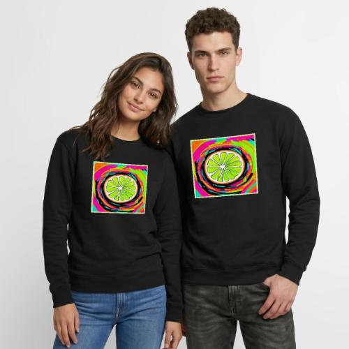Lime Slice Pop Art - Unisex Crewneck Sweatshirt