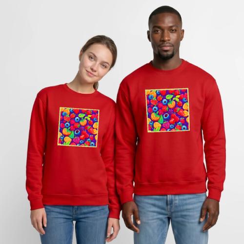 Citrus & Berries Burst - Unisex Crewneck Sweatshirt