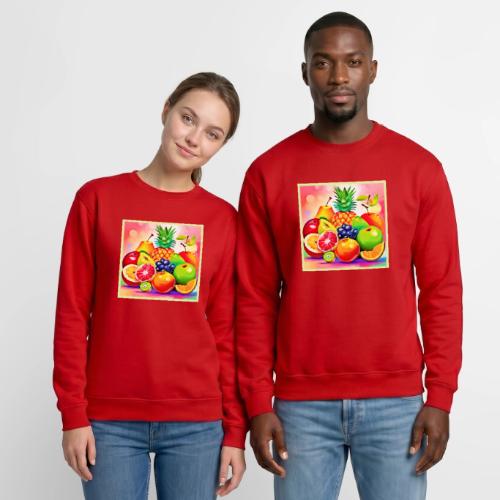 Tropical Fruit Assortment - Unisex Crewneck Sweatshirt