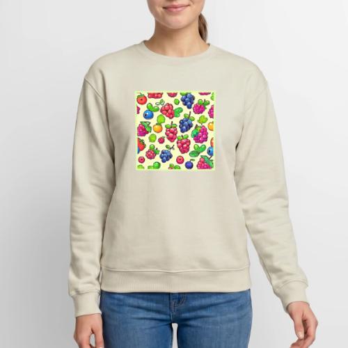 Berry Fruit Pattern Design - Unisex Crewneck Sweatshirt