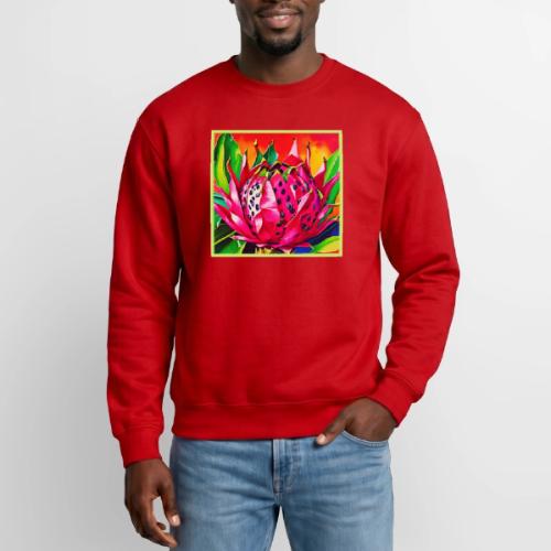 Exotic Dragon Fruit Bloom - Unisex Crewneck Sweatshirt
