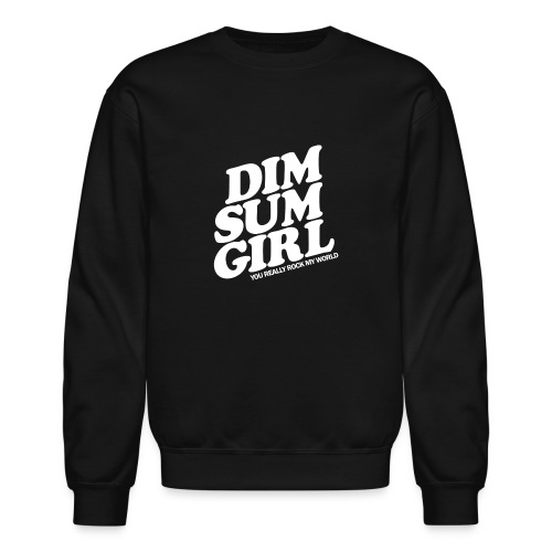 Dim Sum Girl white - Unisex Crewneck Sweatshirt