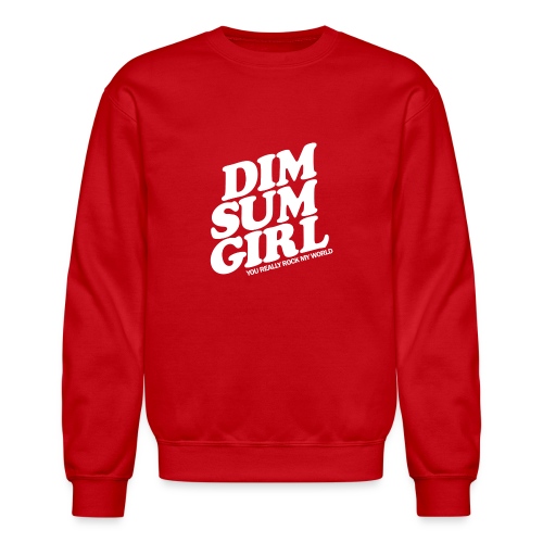 Dim Sum Girl white - Unisex Crewneck Sweatshirt
