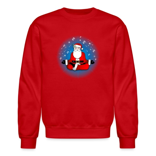 Santa s Meditation - Unisex Crewneck Sweatshirt