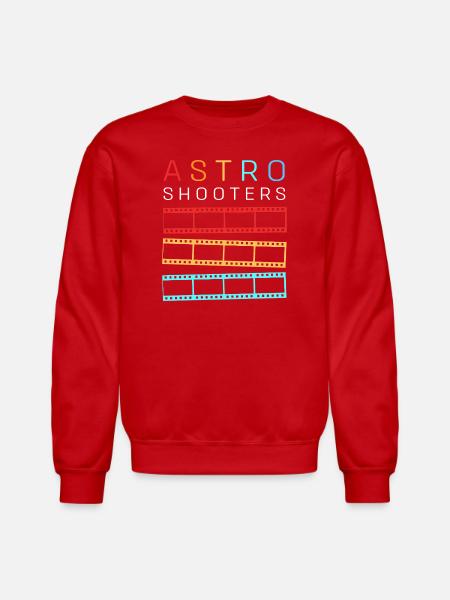 Astrophotography Telescope - Unisex Crewneck Sweatshirt - red