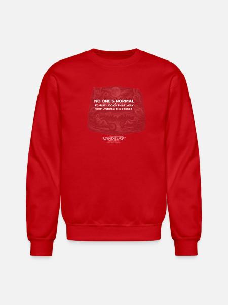 No One's Normal - Unisex Crewneck Sweatshirt - red