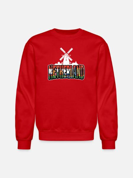 Netherland - Unisex Crewneck Sweatshirt - red