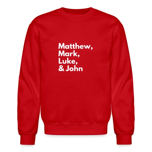Gospel Squad: Matthew, Mark, Luke & John - Unisex Crewneck Sweatshirt