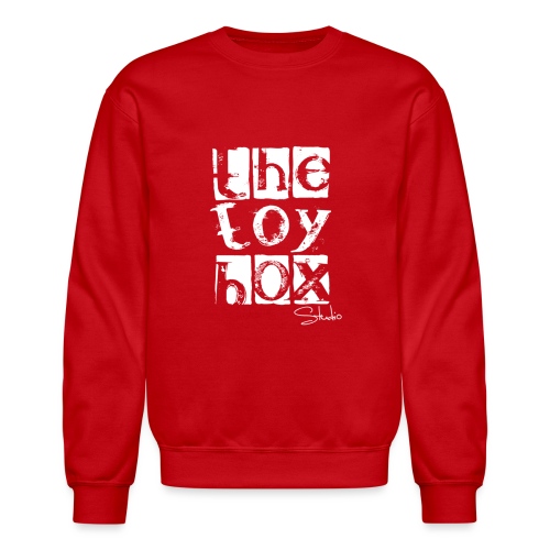 The Toy box Studio - White Logo - Unisex Crewneck Sweatshirt