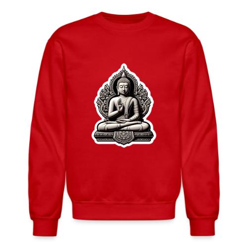 The Buddha Displaying Hand Mudra - Unisex Crewneck Sweatshirt
