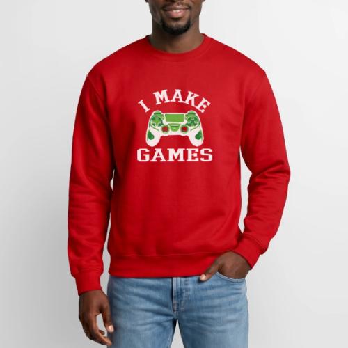 I Make Games - Game Dev - Unisex Crewneck Sweatshirt