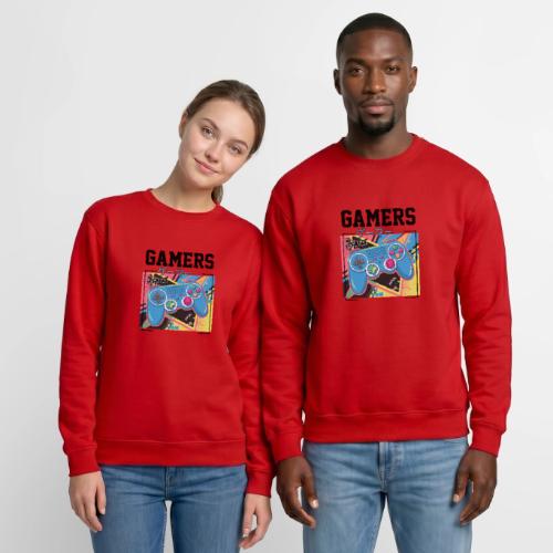 Gamers Start! Retro Japanese Vibe - Unisex Crewneck Sweatshirt