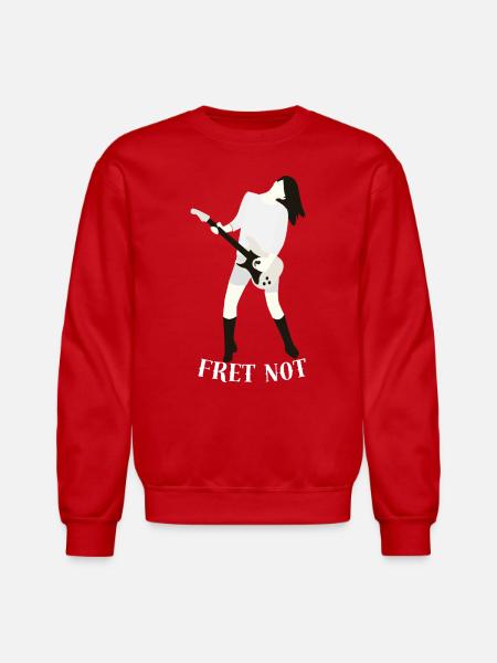 Fret_Not - Unisex Crewneck Sweatshirt - red