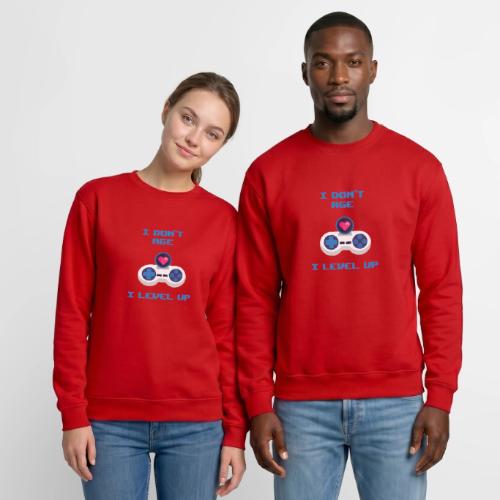 I Don't Age, I Level Up! - Unisex Crewneck Sweatshirt
