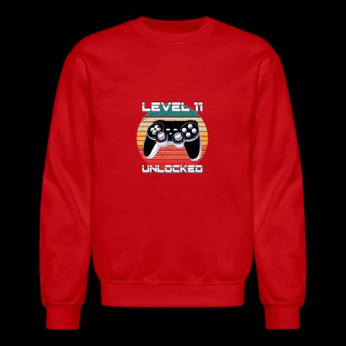 Level 11 Unlocked - Unisex Crewneck Sweatshirt