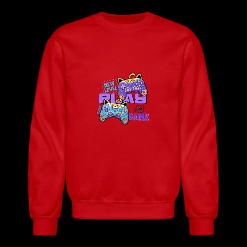 Super Cool Cat Gamer Unlocked - Unisex Crewneck Sweatshirt