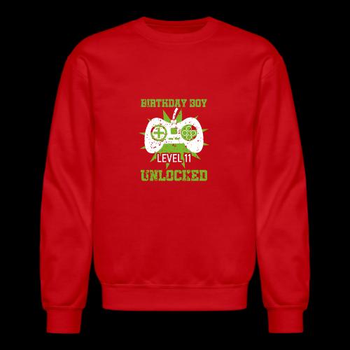 Birthday Boy: Level 11 Unlocked! - Unisex Crewneck Sweatshirt