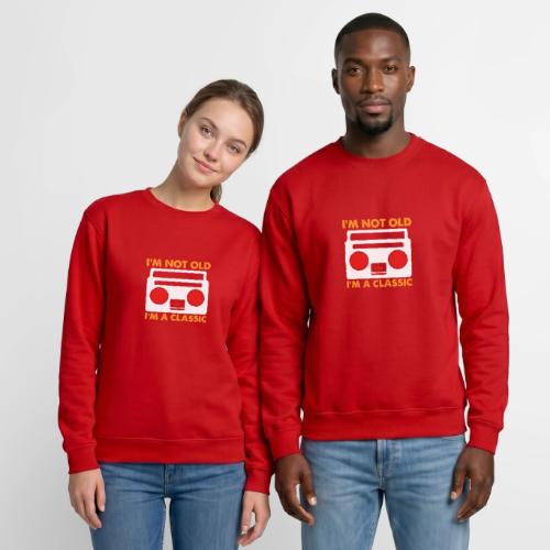 I'm Not Old, I'm a Classic (Boombox) - Unisex Crewneck Sweatshirt