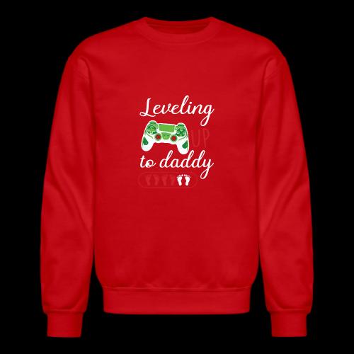 Leveling Up to Daddy Gamer - Unisex Crewneck Sweatshirt