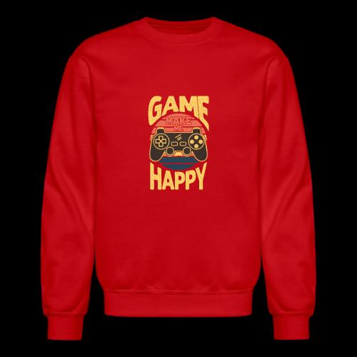 Happiness is a Game Controller Away - Unisex Crewneck Sweatshirt