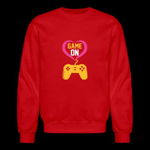 Game On! Pink Heart Controller - Unisex Crewneck Sweatshirt