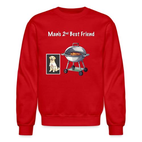 Man's 2nd Best Friend - Unisex Crewneck Sweatshirt