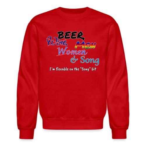 Beer, Men & Song - Unisex Crewneck Sweatshirt