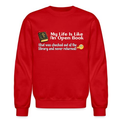 Open Book - Unisex Crewneck Sweatshirt