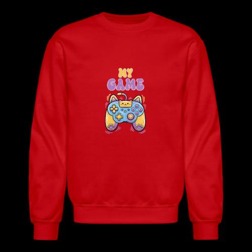Kawaii Cat Controller - Unisex Crewneck Sweatshirt
