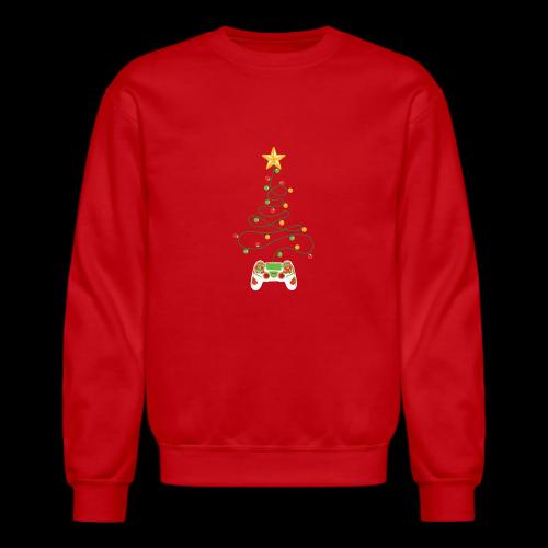 Gaming Christmas Tree Controller - Unisex Crewneck Sweatshirt