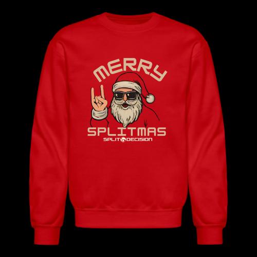 Rock Horn Santa - Split Decision - Merry Splitmas - Unisex Crewneck Sweatshirt