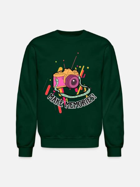 Make memories new - Unisex Crewneck Sweatshirt - forest green
