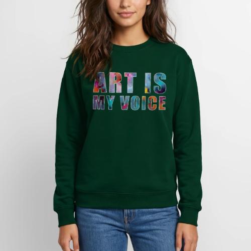 Art Is My Voice - Unisex Crewneck Sweatshirt