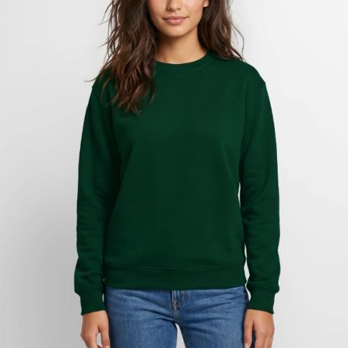 HUSTLE Bold Red Motivational Typography Design - Unisex Crewneck Sweatshirt