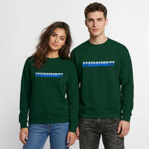 Cybersecurity Word Art Design - Unisex Crewneck Sweatshirt