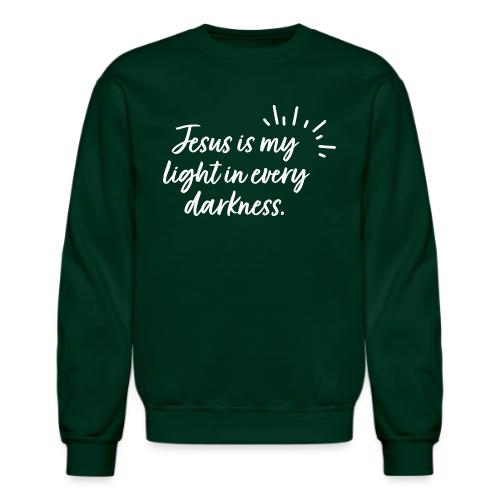 Jesus is my light - Unisex Crewneck Sweatshirt