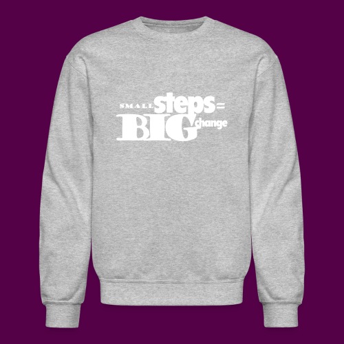 small_big_tshirt_front - Unisex Crewneck Sweatshirt