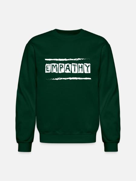 Empathy hippie - Unisex Crewneck Sweatshirt - forest green