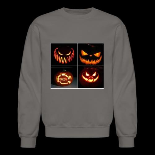 Check Engine Light Pumpkin - Unisex Crewneck Sweatshirt