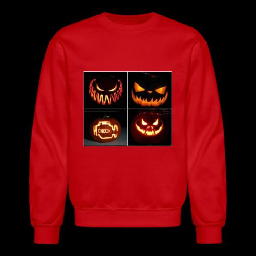 Check Engine Light Pumpkin - Unisex Crewneck Sweatshirt