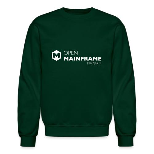 Open Mainframe Project - White Logo - Unisex Crewneck Sweatshirt