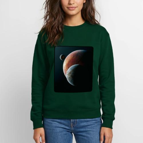 Three Planets Deep Space Design - Unisex Crewneck Sweatshirt