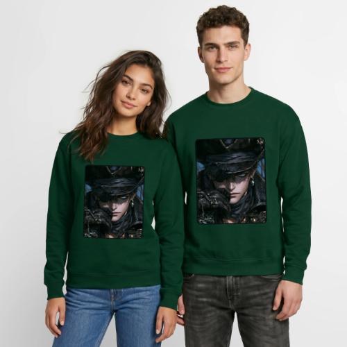 Dark Anime Pirate Warrior - Unisex Crewneck Sweatshirt
