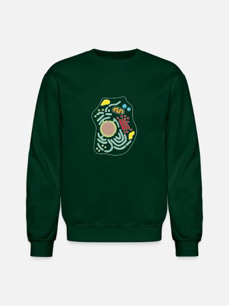 Eukaryotic Cell - Unisex Crewneck Sweatshirt - forest green