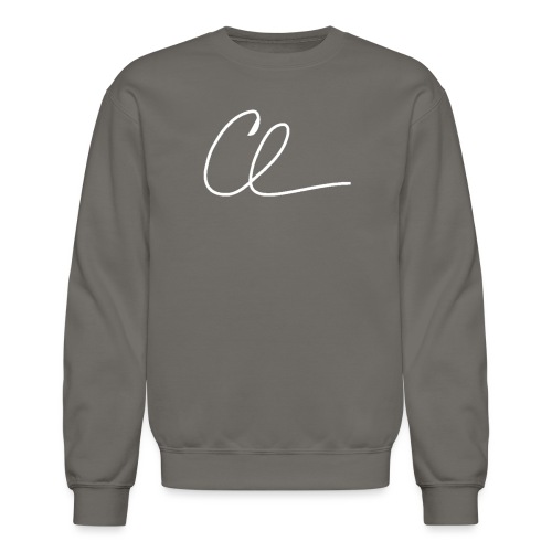 CL Signature (White) - Unisex Crewneck Sweatshirt